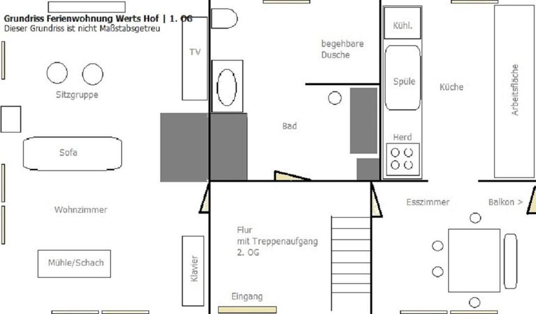 Villa Werts Hof Ferienwohnen à Rauschenberg Chambre photo